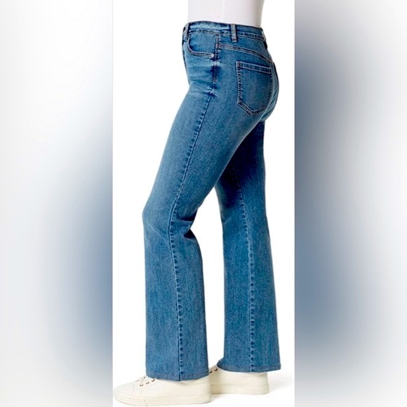 Slimming Look Boot Cut Stretch Jeans Womens Plus Size 18W Gloria Vanderbilt - Picture 4 of 12